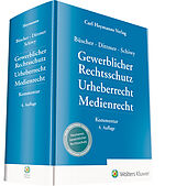 Fester Einband Gewerblicher Rechtsschutz, Urheberrecht Medienrecht von Wolfgang (Prof. Dr.) Büscher, Stefan (Dr.) Dittmer, Peter (Prof. Dr. jur Schiwy