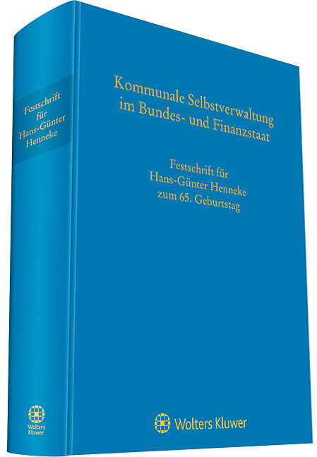 Festschrift für Hans-Günter Henneke zum 65. Geburtstag