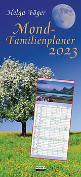 Kalender Mond-Familienplaner 2023 von Helga Föger