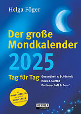 Kalender Der große Mondkalender 2025 von Helga Föger