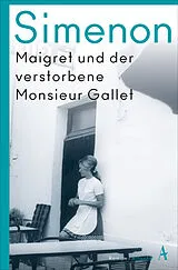 Kartonierter Einband Maigret und der verstorbene Monsieur Gallet von Georges Simenon