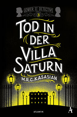 Kartonierter Einband Tod in der Villa Saturn von M.R.C. Kasasian