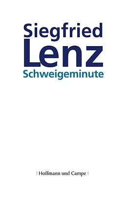 E-Book (epub) Schweigeminute von Siegfried Lenz