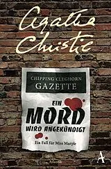 Kartonierter Einband Ein Mord wird angekündigt von Agatha Christie