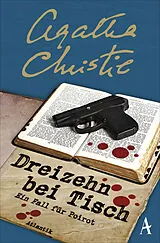 Kartonierter Einband Dreizehn bei Tisch von Agatha Christie