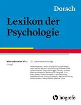 Kartonierter Einband Dorsch - Lexikon der Psychologie von