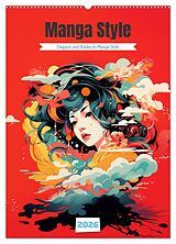 Kalender Manga Style (Wandkalender 2026 DIN A2 hoch), CALVENDO Monatskalender von Thomas Meinert