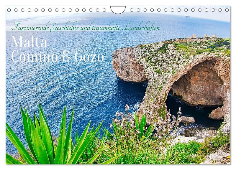 Malta, Comino & Gozo (Wandkalender 2026 DIN A4 quer), CALVENDO Monatskalender