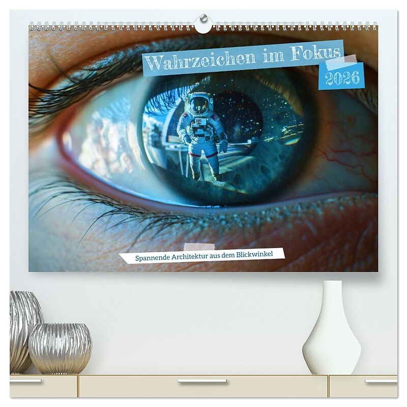 Wahrzeichen im Fokus - Spannende Architektur aus dem Blickwinkel (hochwertiger Premium Wandkalender 2026 DIN A2 quer), Kunstdruck in Hochglanz