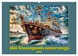 Kalender (Kal) Mit Steampunk unterwegs (Wandkalender 2026 DIN A2 quer), CALVENDO Monatskalender von Werner Braun