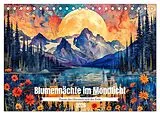 Kalender Blumennächte im Mondlicht - Poesie des Himmels und der Erde (Tischkalender 2026 DIN A5 quer), CALVENDO Monatskalender von Anja Frost