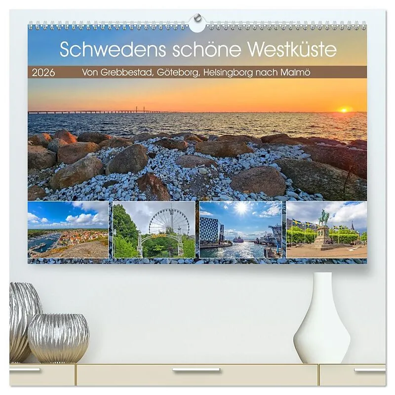 Schwedens schöne Westküste (hochwertiger Premium Wandkalender 2026 DIN A2 quer), Kunstdruck in Hochglanz
