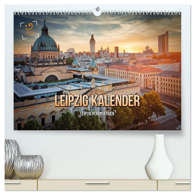 Leipzig Kalender Perspektiven (hochwertiger Premium Wandkalender 2026 DIN A2 quer), Kunstdruck in Hochglanz