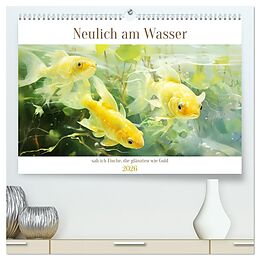 Kalender Neulich am Wasser (hochwertiger Premium Wandkalender 2026 DIN A2 quer), Kunstdruck in Hochglanz von Calvendo, Daniela Tapper