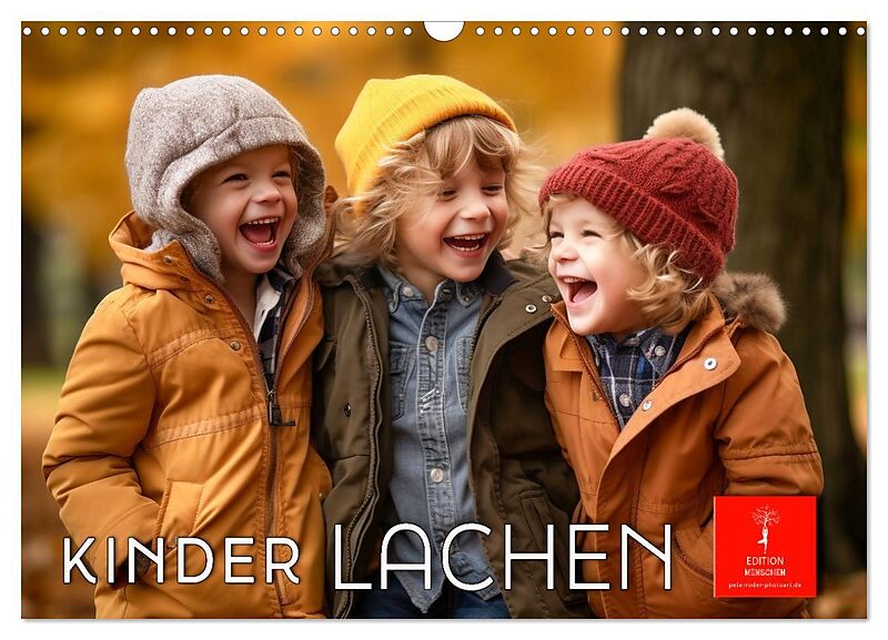 Kinder Lachen (Wandkalender 2026 DIN A3 quer), CALVENDO Monatskalender