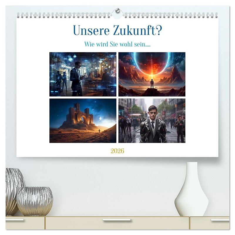 Unsere Zukunft? (hochwertiger Premium Wandkalender 2026 DIN A2 quer), Kunstdruck in Hochglanz