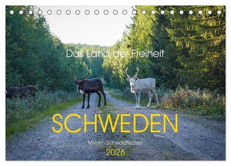Das Land der Freiheit Schweden (Tischkalender 2026 DIN A5 quer), CALVENDO Monatskalender