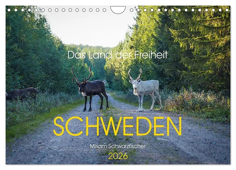 Das Land der Freiheit Schweden (Wandkalender 2026 DIN A4 quer), CALVENDO Monatskalender