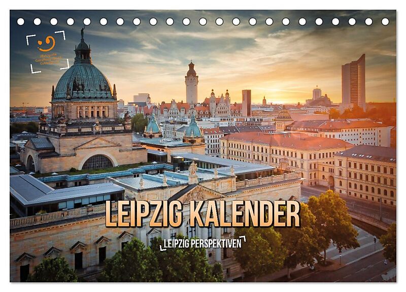 Leipzig Kalender Perspektiven (Tischkalender 2026 DIN A5 quer), CALVENDO Monatskalender