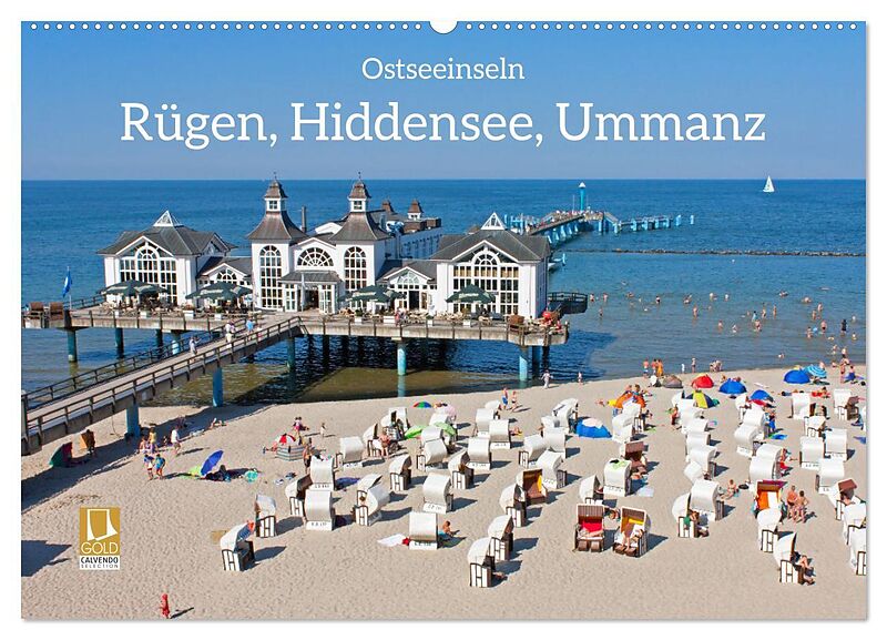 Ostseeinseln Rügen, Hiddensee, Ummanz (Wandkalender 2026 DIN A2 quer), CALVENDO Monatskalender
