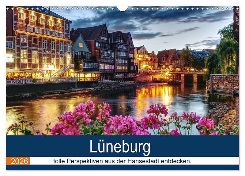 Lüneburg (Wandkalender 2026 DIN A3 quer), CALVENDO Monatskalender