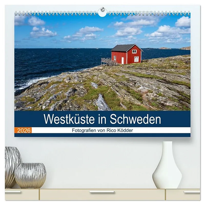 Westküste in Schweden (hochwertiger Premium Wandkalender 2026 DIN A2 quer), Kunstdruck in Hochglanz