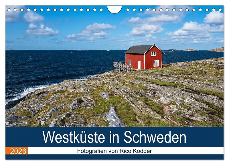 Westküste in Schweden (Wandkalender 2026 DIN A4 quer), CALVENDO Monatskalender