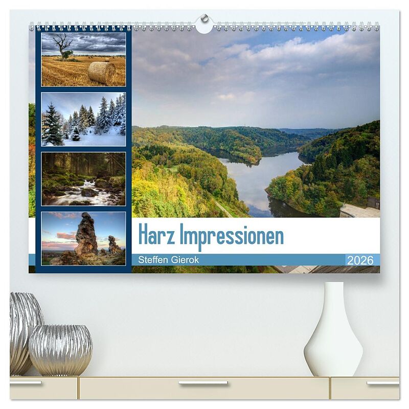 Harz Impressionen (hochwertiger Premium Wandkalender 2026 DIN A2 quer), Kunstdruck in Hochglanz