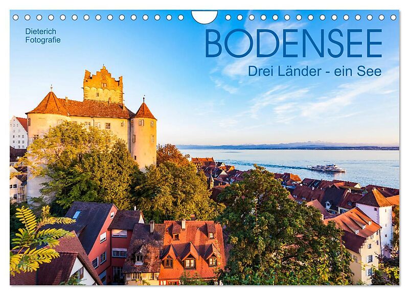 BODENSEE Drei Länder - ein See (Wandkalender 2026 DIN A4 quer), CALVENDO Monatskalender