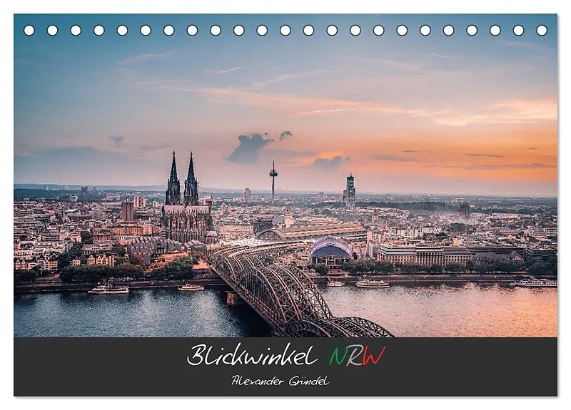 Blickwinkel NRW (Tischkalender 2026 DIN A5 quer), CALVENDO Monatskalender