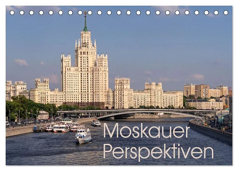 Moskauer Perspektiven (Tischkalender 2026 DIN A5 quer), CALVENDO Monatskalender