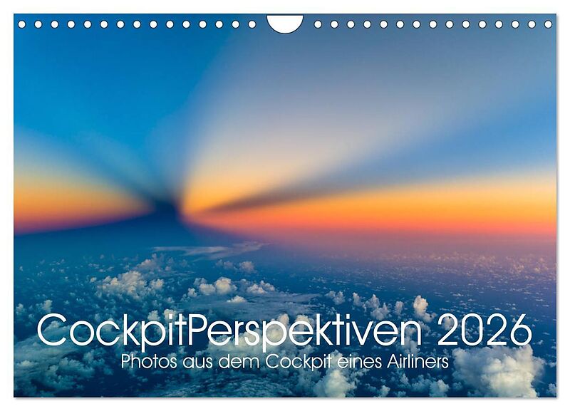 CockpitPerspektiven 2026 (Wandkalender 2026 DIN A4 quer), CALVENDO Monatskalender