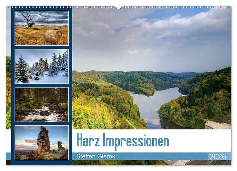 Harz Impressionen (Wandkalender 2026 DIN A2 quer), CALVENDO Monatskalender