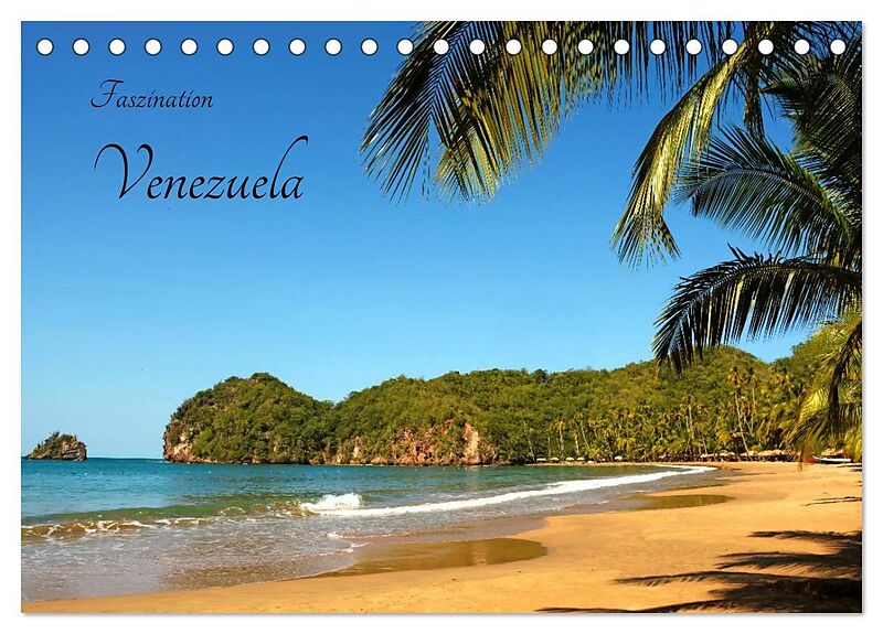 Faszination Venezuela (Tischkalender 2026 DIN A5 quer), CALVENDO Monatskalender