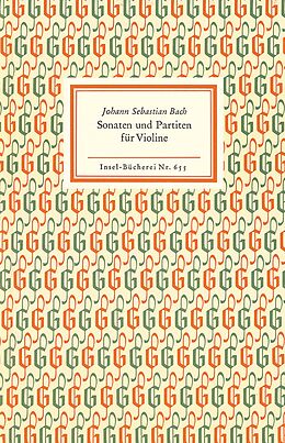 Kartonierter Einband Sonaten und Partiten für Violine allein von Johann Sebastian Bach
