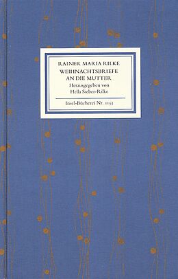Fester Einband Weihnachtsbriefe an die Mutter von Rainer Maria Rilke