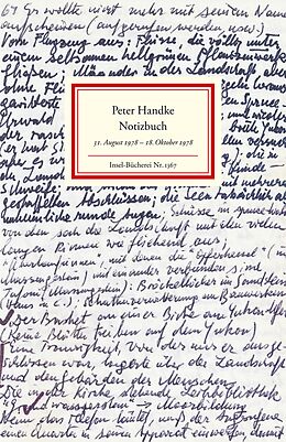 Fester Einband Notizbuch von Peter Handke