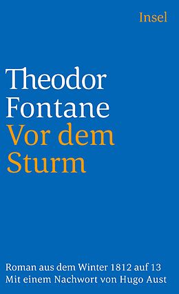 Kartonierter Einband Vor dem Sturm von Theodor Fontane