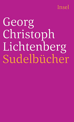 Kartonierter Einband Sudelbücher von Georg Christoph Lichtenberg