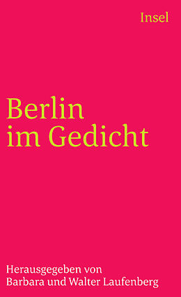 Kartonierter Einband Berlin im Gedicht von 
