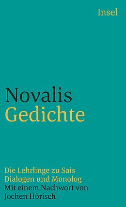Kartonierter Einband Gedichte von Novalis