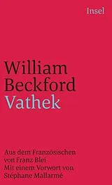 Kartonierter Einband Vathek von William Beckford