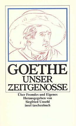 Kartonierter Einband Goethe, unser Zeitgenosse von 