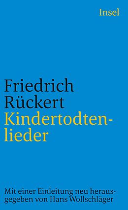 Kartonierter Einband Kindertodtenlieder von Friedrich Rückert