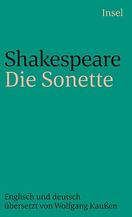 Couverture cartonnée Die Sonette de William Shakespeare
