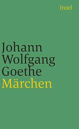 Kartonierter Einband Märchen von Johann Wolfgang Goethe