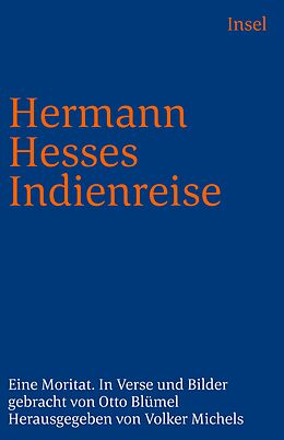 Kartonierter Einband Hermann Hesses Indienreise von Otto Blümel