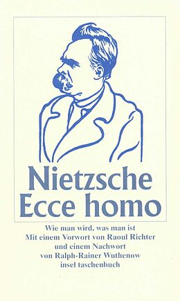 Kartonierter Einband Ecce homo von Friedrich Nietzsche