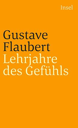 Kartonierter Einband Lehrjahre des Gefühls von Gustave Flaubert