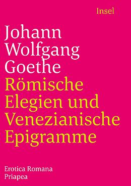 Kartonierter Einband Römische Elegien und Venezianische Epigramme von Johann Wolfgang Goethe